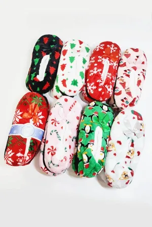 Christmas Indoor Slippers Size 6