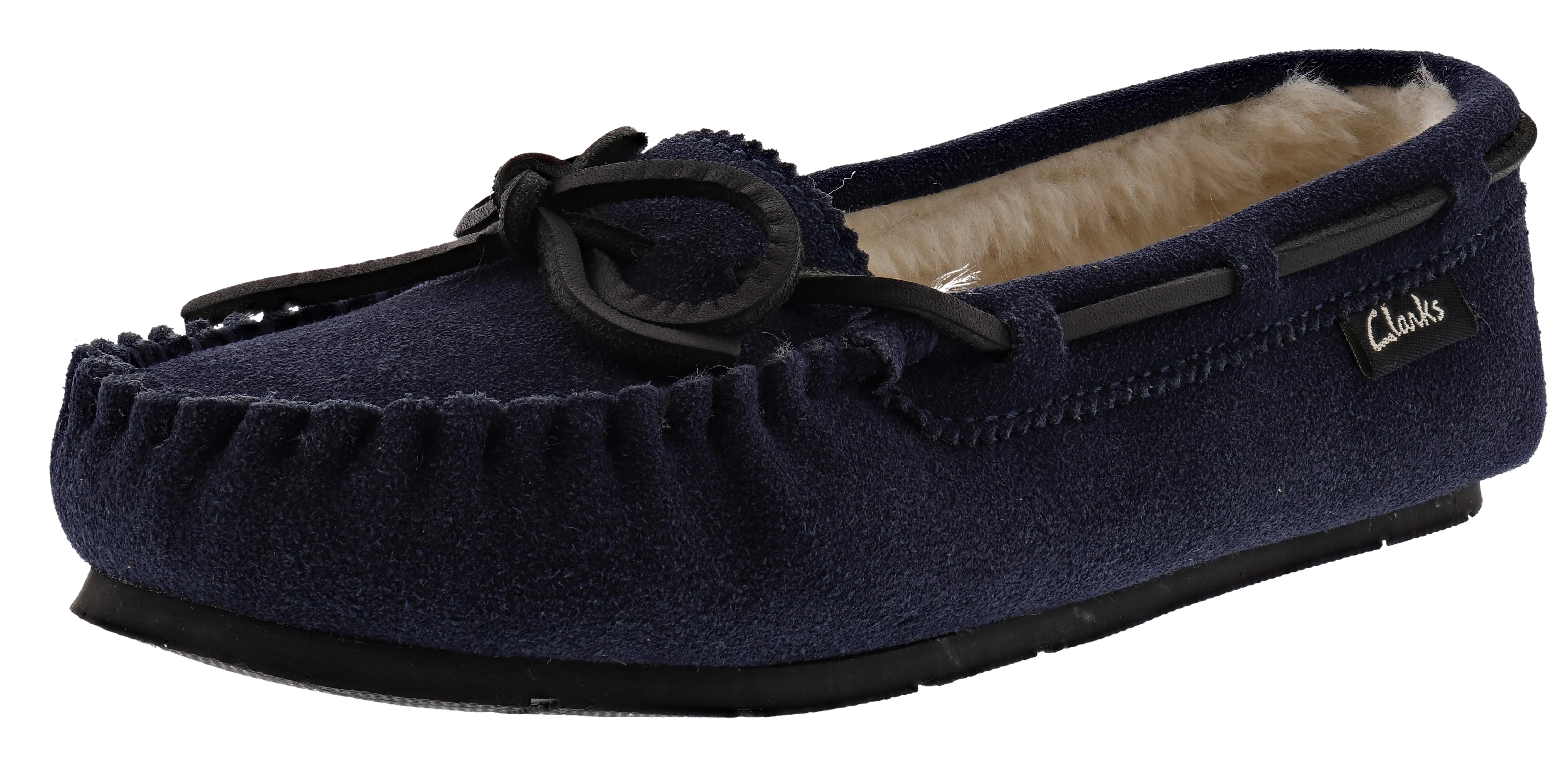 Clarks Women's Moccasin Winter Slippers Nancy