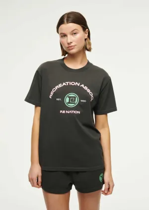 PE NATION - Crescent Tee Asphalt