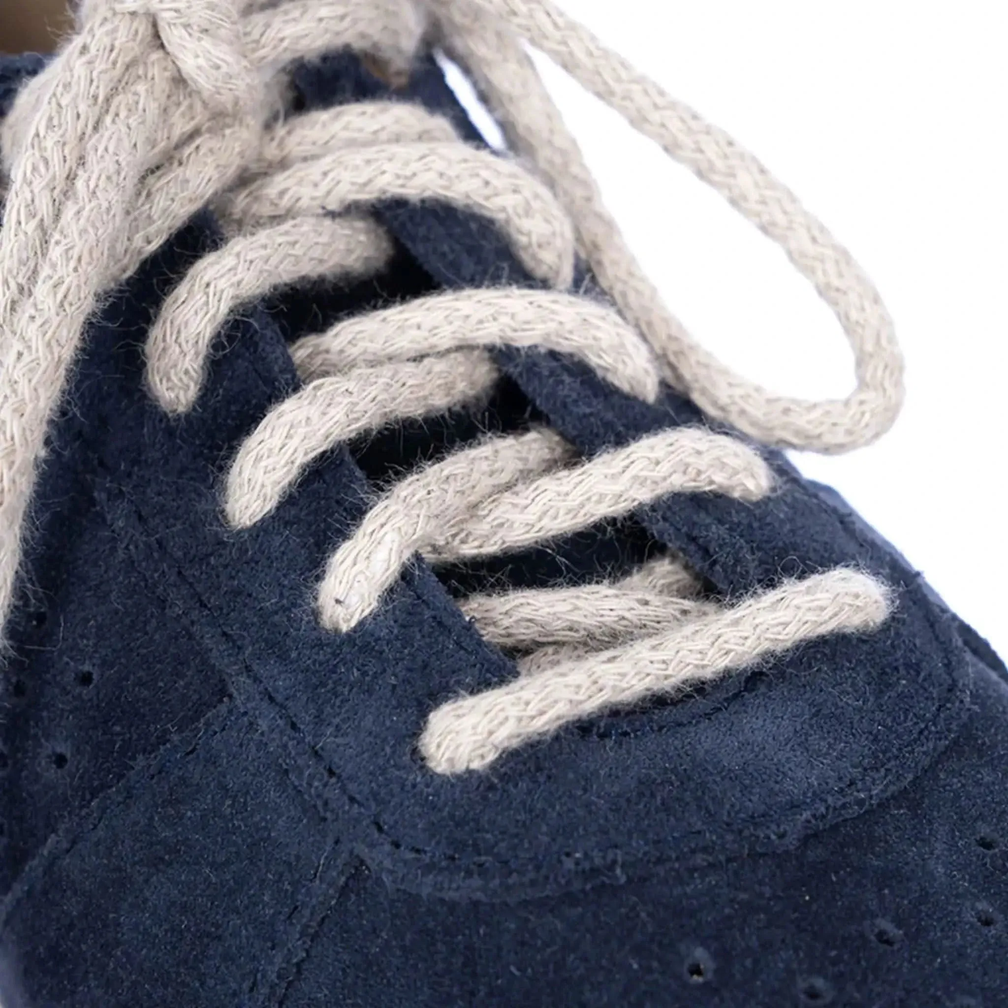 Porto Navy Suede Trainers