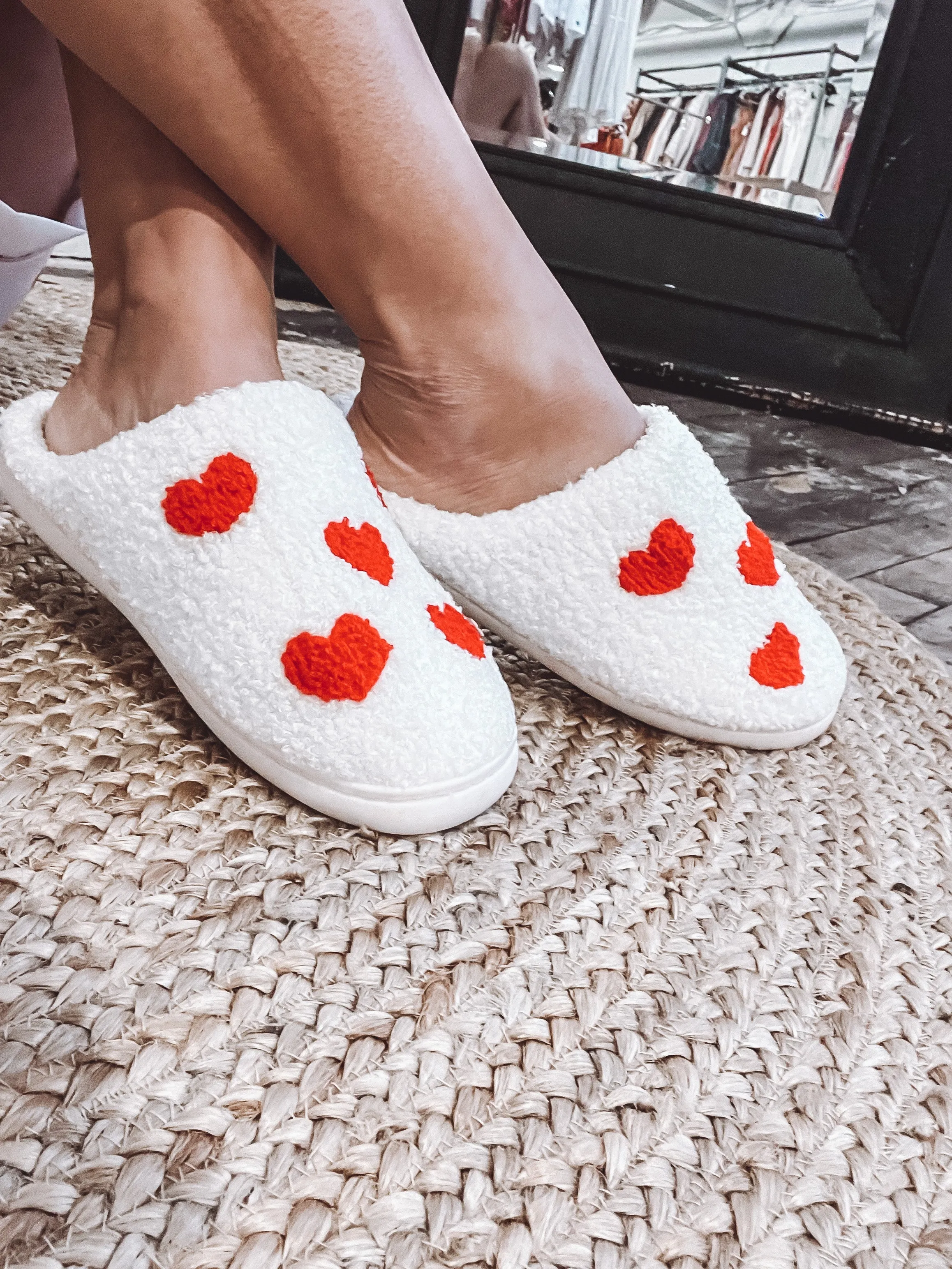 Walking in Love Plush Slipper