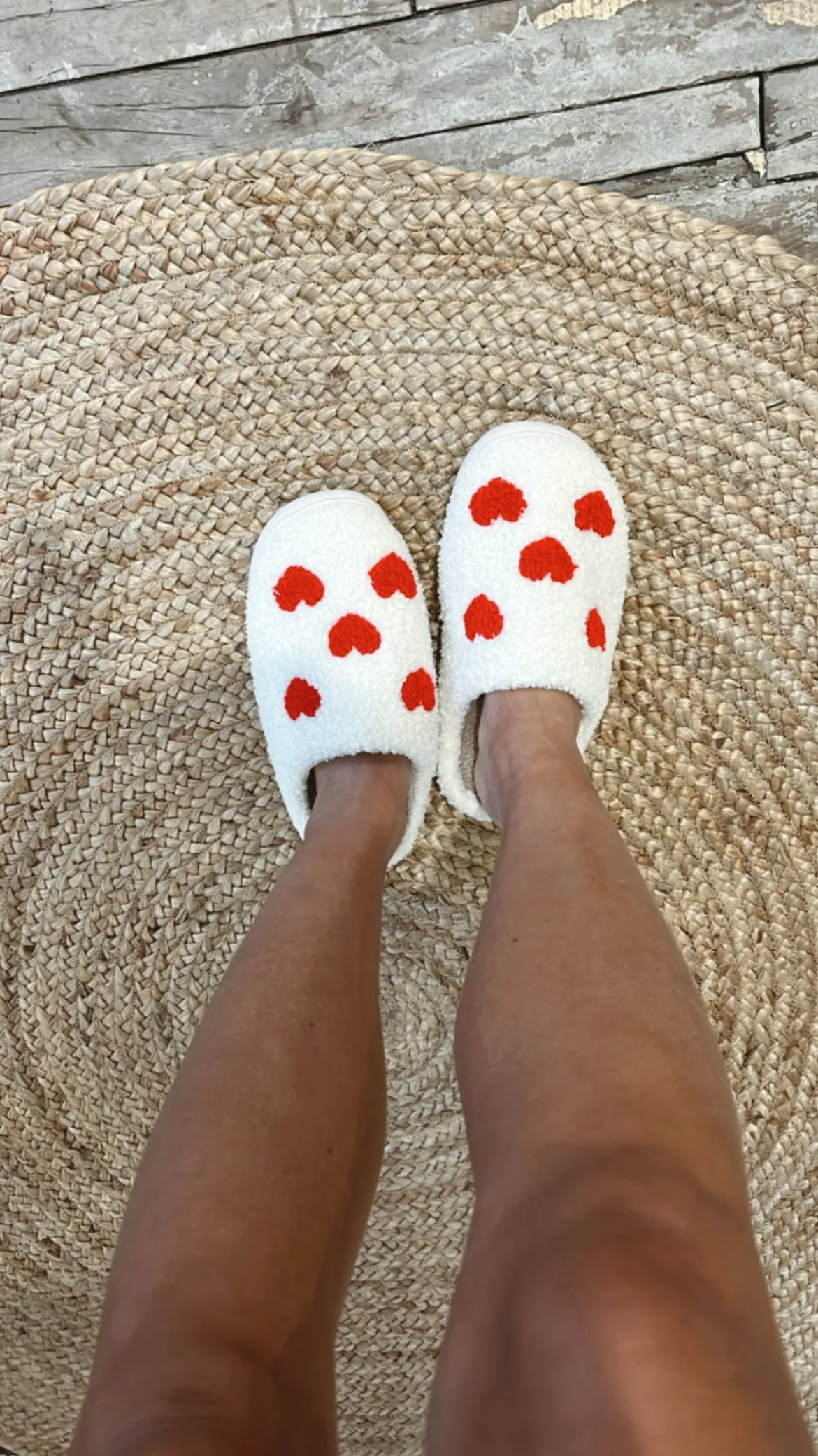 Walking in Love Plush Slipper