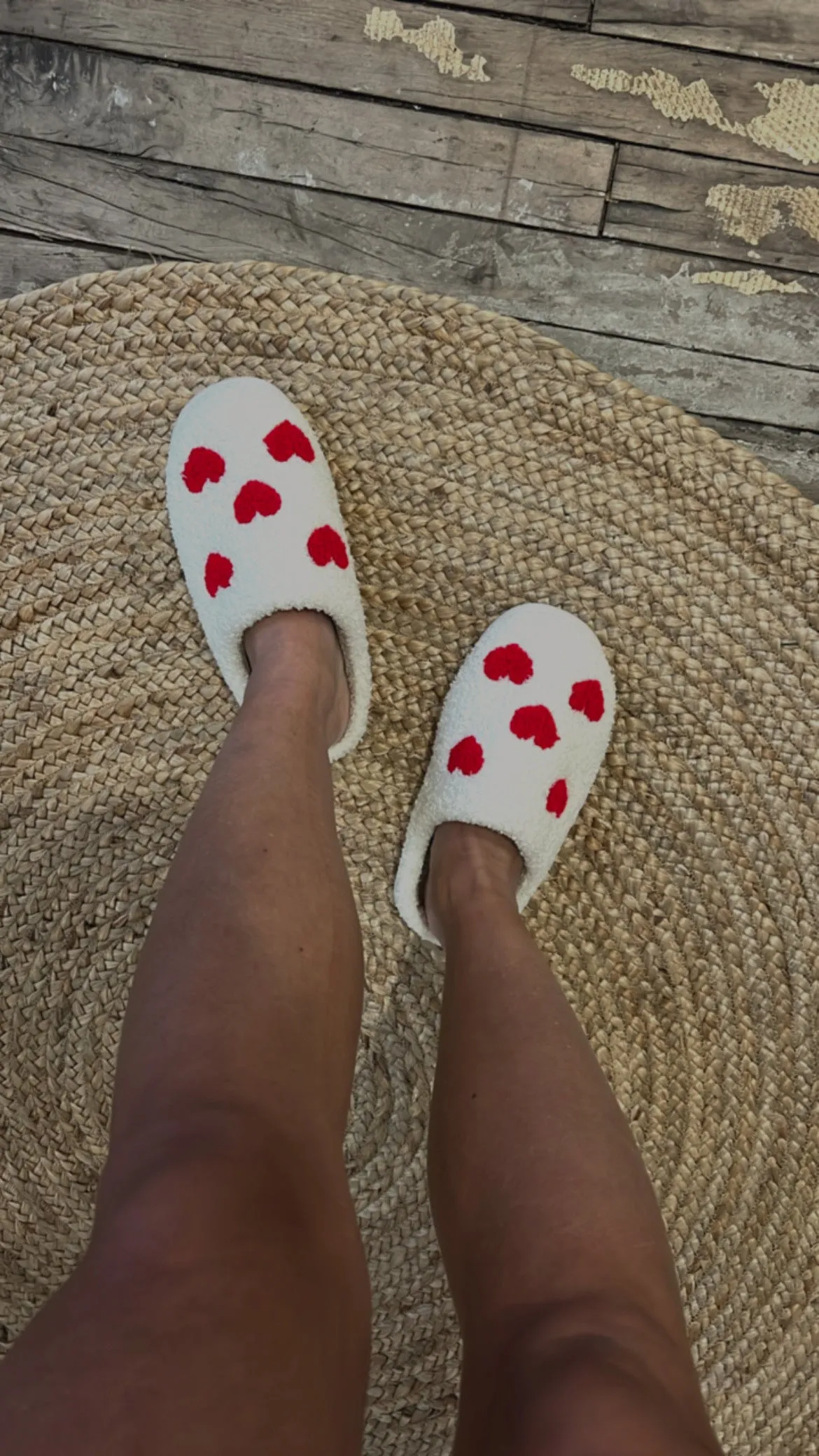 Walking in Love Plush Slipper