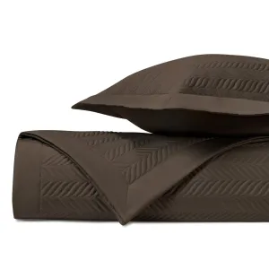 Zurich Quilted Chocolate by Home Treasures